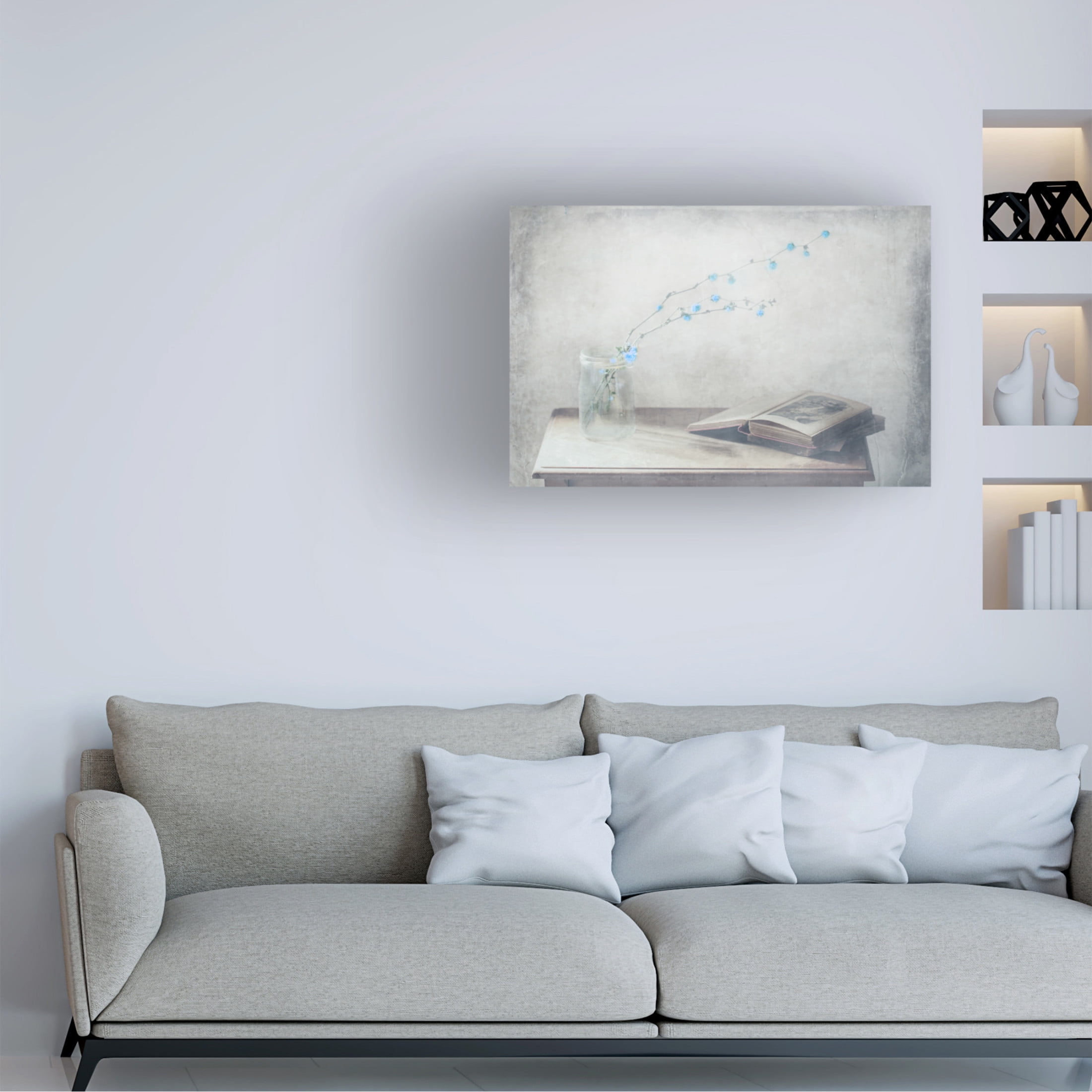 Canvas Wall Art - Jacqueline Van Bijnen 'There Is Another Loneliness' Wall Art for Living Room, Bedroom, or Office Décor by Trademark Fine Art - 24 x 16 Inches