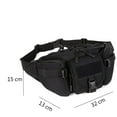 thumbnail image 2 of Dinheiro Riñonera Táctica Riñonera Deportiva Riñonera Molle Impermeable con Cremallera para Correr Al Aire Libre Viajes Senderismo Ciclismo Camping Escalada, 2 of 6