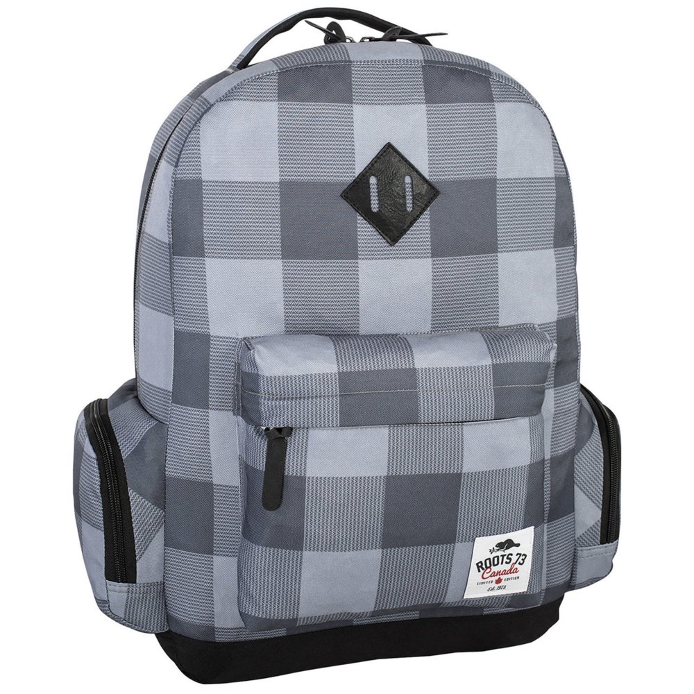 Root's Roots 73 Day Backpack Grey Plaid