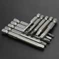 thumbnail image 1 of MYG 6pcs 50mm SQ1-SQ5 Square Head Screwdriver Bit Set Hex Shank Magnetic Screwdriver, 1 of 7