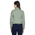 thumbnail image 2 of Harriton M500W Ladies Easy Blend Long-Sleeve Twill&nbsp;Shirt with Stain-Release, 2 of 3