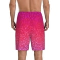 thumbnail image 6 of KLL Light Purple Glitter for Men's 1-Pack Shorts,Sleep Pajama Shorts for Men Soft Pj Shorts Men's Pajama Bottoms Sleepwear -4X-Large, 6 of 7