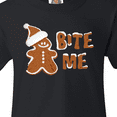 thumbnail image 4 of Inktastic Bite Me Gingerbread Youth T-Shirt, 4 of 5