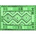thumbnail image 1 of Ahgly Company Indoor Rectangle Southwestern Emerald Green Country Area Rugs, 2' x 4', 1 of 4