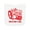 AA-White, variant on Inktastic This is How I Roll Tractor Red Baby Terry Cloth Bib