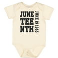thumbnail image 3 of Inktastic Juneteenth June 19, 1865 Boys or Girls Baby Bodysuit, 3 of 5