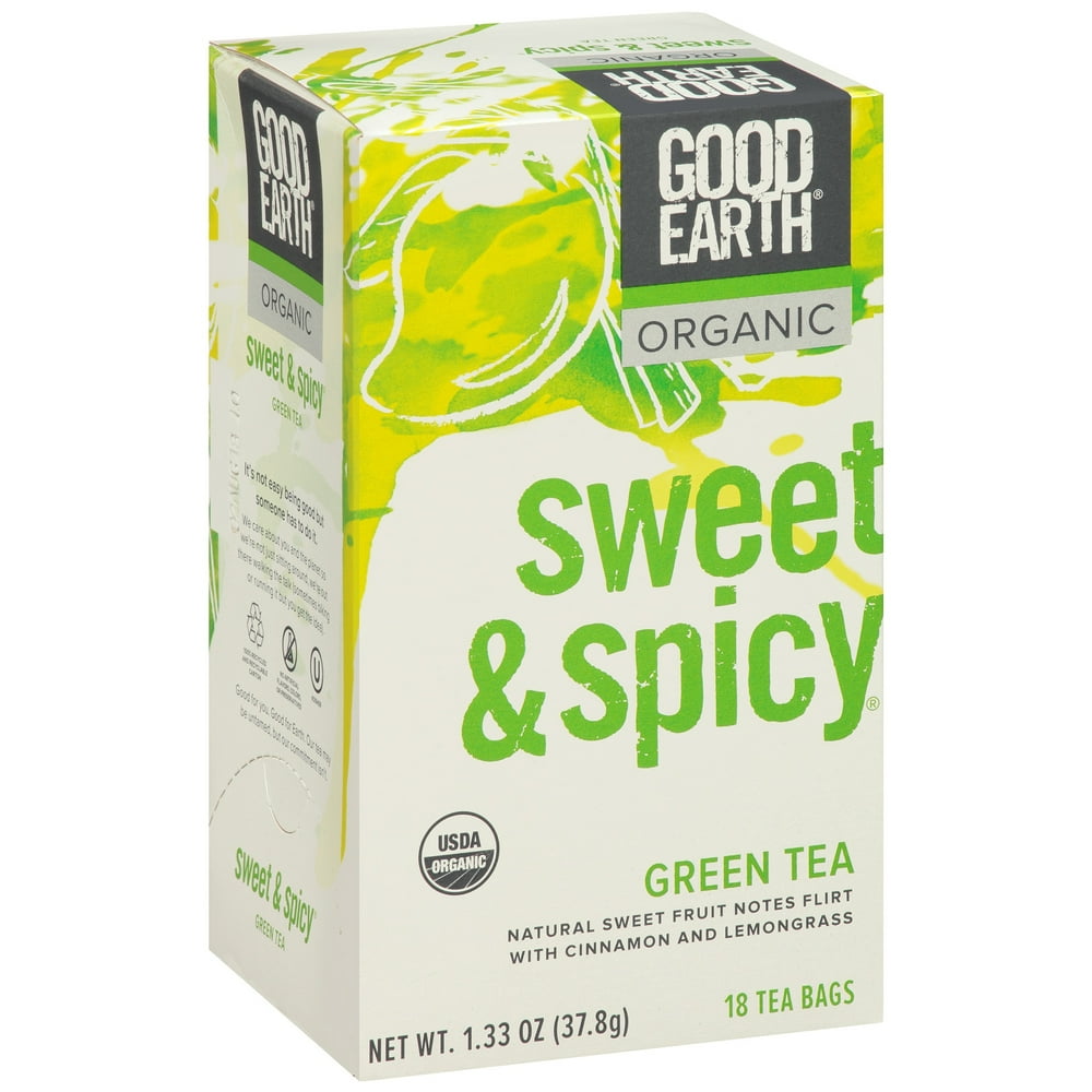 Good Earth® Organic Sweet & Spicy® Green Tea 1.33 oz. Box