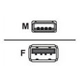 thumbnail image 1 of Rocstor Premium - USB extension cable - USB (M) to USB (F) - USB 2.0 - 6 ft - black, 1 of 1