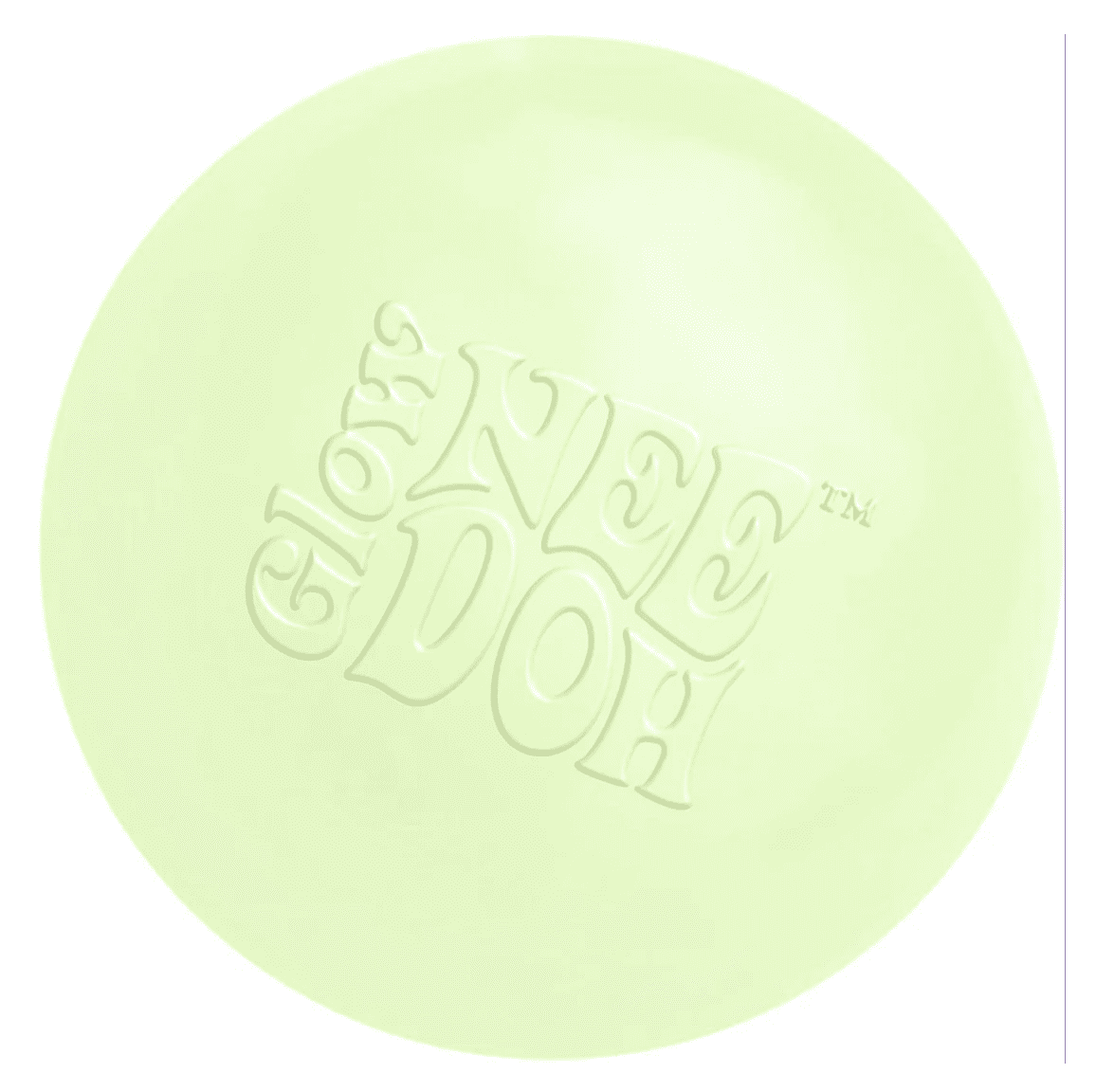 Needoh Glow in the Dark Sensory Stress Ball (One Random Color)