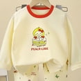 thumbnail image 4 of CAUYDY Toddler Boys Clothes Child Pajamas Fall Winter Long Sleeved Top Elastic Pants 2PCS Set Baby Sleepers Little Kid Outfits for Boy 2T 3T 4T 5T 24Months Sizes 3-4 Years,Brown, 4 of 4