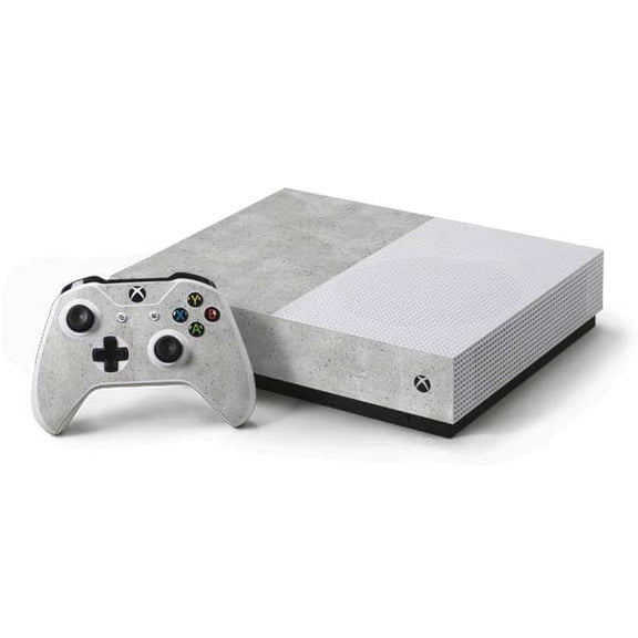 Skinit Light Grey Concrete Xbox One S All-Digital Edition Bundle Skin
