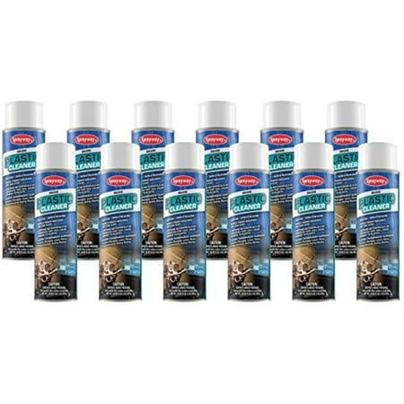 Sprayway Sw848 Aerosol Plastic Cleaner, 20 Oz
