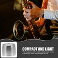 thumbnail image 3 of FONDOTIN Mouthpiece Clip Silver Saxophone Enthusiasts Performance 1Pcs 1.3x1.3x1.0in, 3 of 8