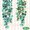 Blue, variant on Tripumer 86ft Artificial Plant Hanging Decor, 12pcs Fake Ivy Vine Set, Suitable for Indoor/Outdoor Home Gardens, Shelf Wall Decor, Wedding Party Arrangements