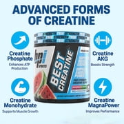 BPI Sports Best Creatine - Creatine Monohydrate, Himalayan Salt - Strength, Pump, Endurance, Muscle Growth, Muscle Definition - No Bloat - Watermelon Cooler - 50 servings - 10.58 Ounce