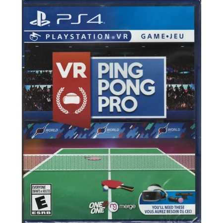 VR Ping Pong Pro (PlayStation VR) PS4 (Brand New Factory Sealed US Version) Play