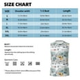 thumbnail image 6 of Kdxio The World Map with Cartoon Animals for Men's Muscle T-shirt,Sleeveless for Workout Running Athletic Gym Lounge Casual, 6 of 7