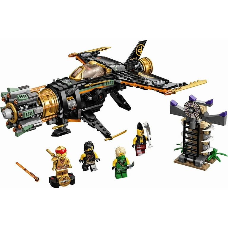LEGO NINJAGO Legacy Boulder Blaster 71736 Airplane Toy Set with