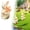 rabbit, variant on Miniature Animal Figurines,Cute Capybara Resin Ornaments,DIY Micro Scene Decor,Lifelike Small Statues for Garden,Desktop Table and Car Interior Decoration(rabbit,1.22 * 0.78in)