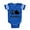 Royal Blue, variant on CafePress - Peace Love Puggle - Cute Infant Baby Football Bodysuit