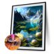 thumbnail image 2 of Pintura de diamante 5D DIY Taladro redondo completo Lotus Pond Kit Decoración del hogar (A6785) FLhrweasw Nuevo, 2 of 9