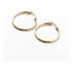 thumbnail image 2 of Arete Arracada De Oro 14k Con Diamantado Cordon Blue 20mm, 2 of 5