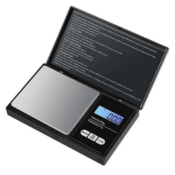 Digital Pocket Jewelry Mini Stainless Steel Electronic Scale Gold Gram Balance Weight Scale Portable ,Multi Measuring Units