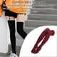 thumbnail image 3 of Calcetines de Invierno hasta el Muslo Sonducket 1 Par Térmicos Vino Rojo, 3 of 6