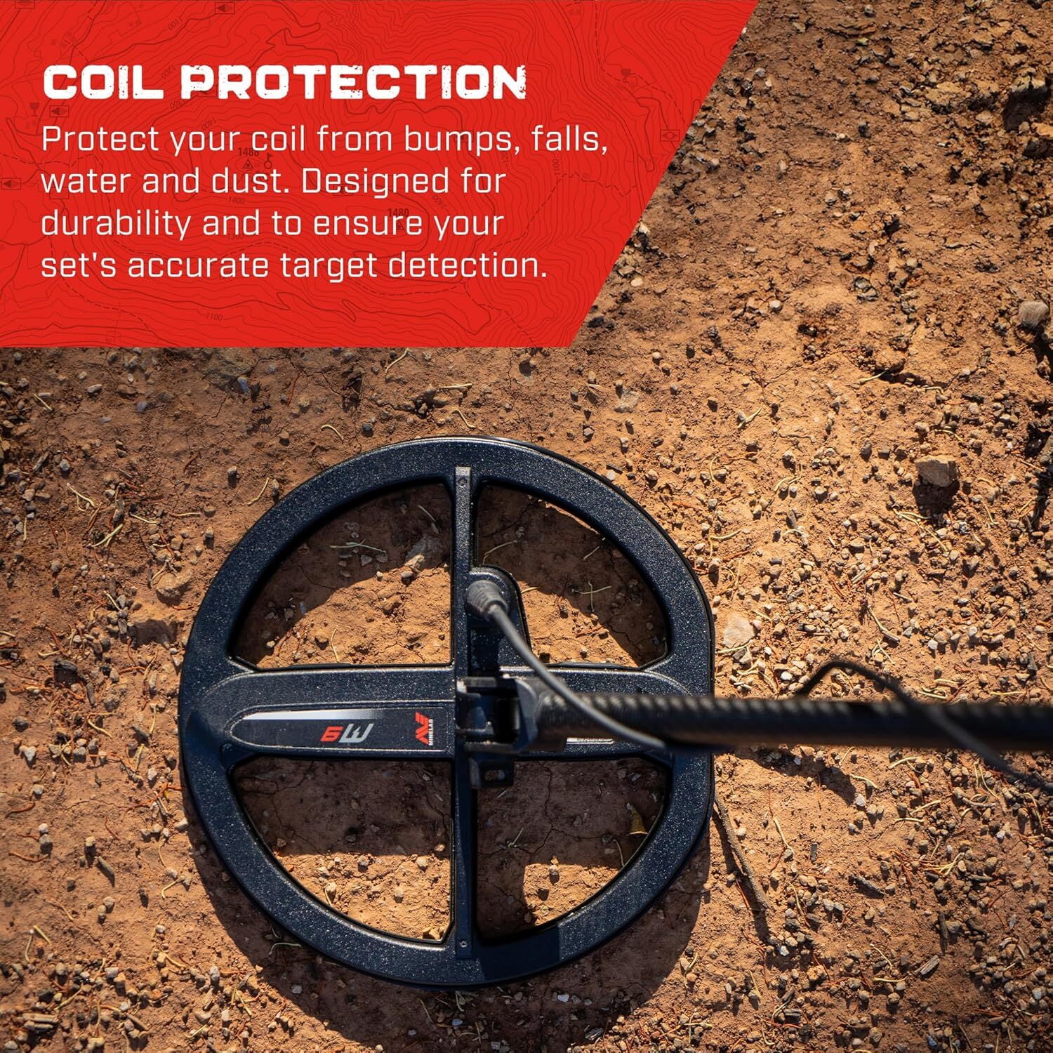 Minelab Manticore 9 Inch Metal Detector Coil M9 DD Waterproof