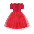 thumbnail image 1 of Vestido Arshiner para niña pequeña, fiesta de San Valentín, rojo, 4T, con accesorios, 1 of 6