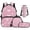 Pink Butterfly Pattern, variant on Bulopur Girls 17 Inch Backpack Set 4 Piece Galaxy Axolotl Print School Bookbag with Lunch Box, Water Bottle Holder and Pencil Case for Elementary