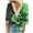 Q-Green#womens v neck tops 3/4 sleeve loose fit, variant on Feancey Womens Lace V Neck Tops Summer Casual 3/4 Sleeve Plus Size Blouses Solid Color Loose Fit Mid Length Shirt Trendy Vacation Tunic Top Sales Today,Green,S