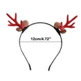 thumbnail image 2 of Fuzzy Antler & Mushroom Headband, Women's Forest Fairy Halloween Costume Hair Accessory (1 PC) B, 2 of 3