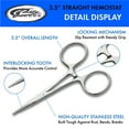 thumbnail image 4 of Szco Supplies Straight Hemostat, 3.5-Inch silver, 4 of 4