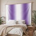 thumbnail image 3 of Purple White Ombre Large Tapestry for Bedroom Wall Hanging Tapestry,Modern Abstract Art Farmhouse Gradient Ceiling Backdrop Tapestries Poster Blanket Wall Decor for Teens Room Living Room 86" x 104", 3 of 8