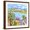 Brown Frame, variant on Art.com Palm Retreat Art Print by Karen Fields, 16" x 16"