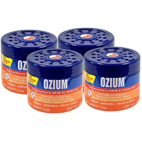 Ozium Gel Citrus - 4.5 Oz Pack Of 4