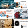 thumbnail image 2 of 2024 nuevo Galaxy Watch 7 pulsera Ultra inteligente hombres 32GB de memoria GPS NFC HD pantalla de zafiro Bluetooth llamada Smartwatchs para Samsung, 2 of 5