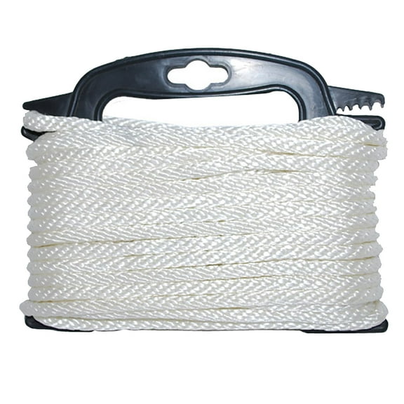 Attwood Marine 117553-7 0.18 in. x 100 ft. Braided Nylon Line - White