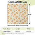 thumbnail image 2 of Colorful Sun Moon Star Planet Pattern Square Fitted Tablecloth with Elastic Edge,Square Table Cover,Washable Elastic Table Cover for Home Kitchen Party Decor 36"x36", 2 of 6