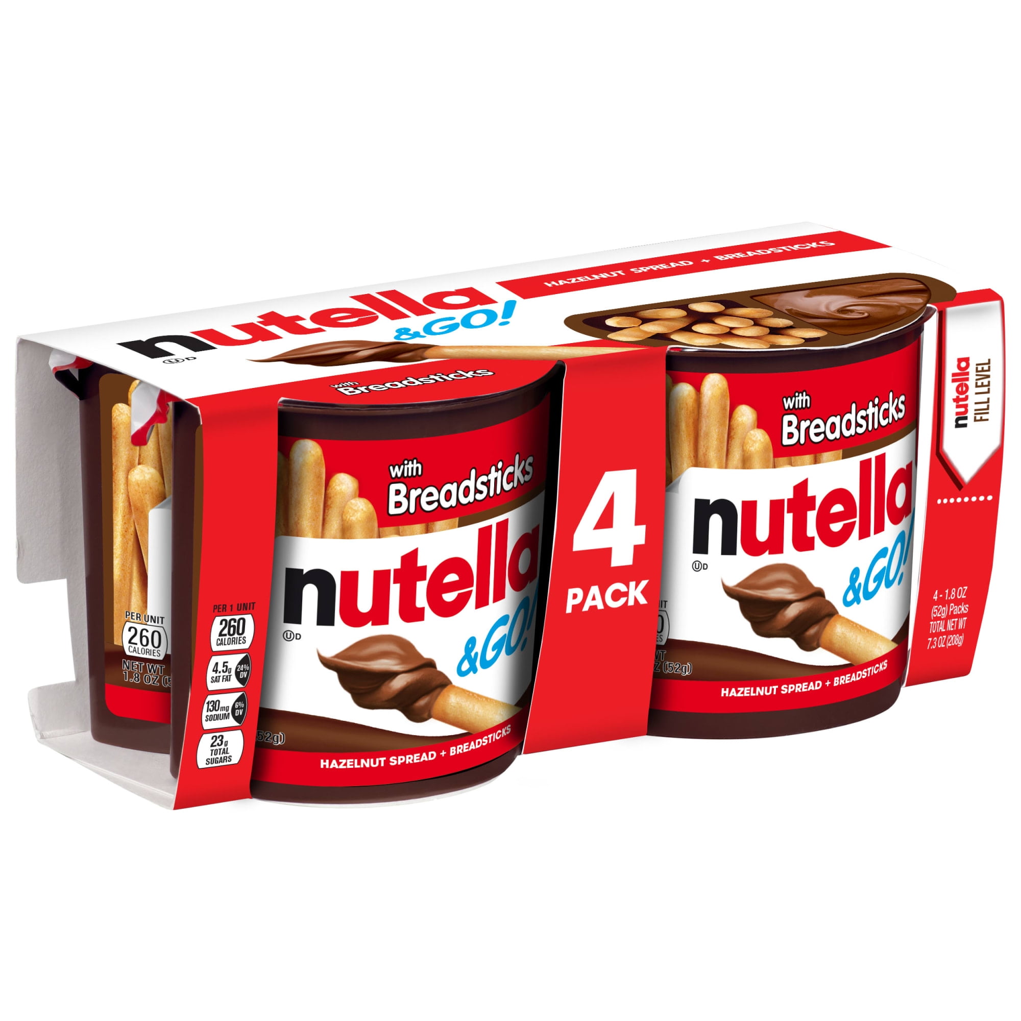 Buy Nutella & GO! Hazelnut and Cocoa Spread with Breadsticks, Snack