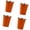 Orange, variant on 4pcs Stackable Camping Water Cup 350ml Stainless Steels Drinking Cup Camping Coffees Milk Mugs Travel Cups Enduring