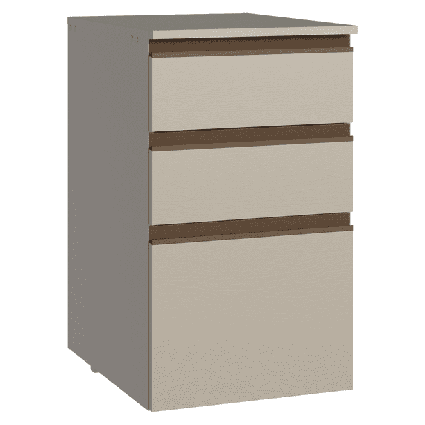 Gabinete Bajo Cocina Madesa Nice 40cm Con Encimera 3 Cajones