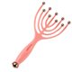 thumbnail image 2 of Soidarity Masajeador de cabeza de nueve garras, masaje relajante para la cabeza, forma de pulpo, relajación del cuero cabelludo, masaje profundo, diseño masajeadores 10 cuentas, rosa Soidarity CE000983-03, 2 of 6