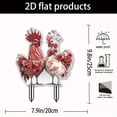 thumbnail image 3 of JoyMoreHome Acrylic Rooster Crafts Sculpture Decor, Interior Room and Kitchen Decor, Outdoor Lawn, Garden, Patio Art Deco and Gifts, 3 of 9