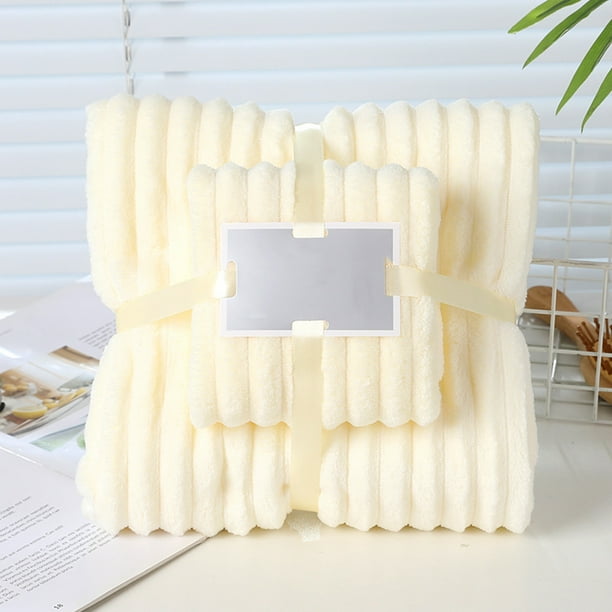 Velvet Candy Striped Velvet Towel Household Thickened Absorbent Adult Face Wash Towel Manufacturer Wholesale Set Gift Package