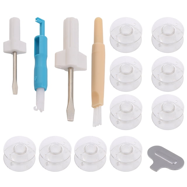 Juego de herramientas para máquinas de coser Bling Bling con estuche de almacenamiento