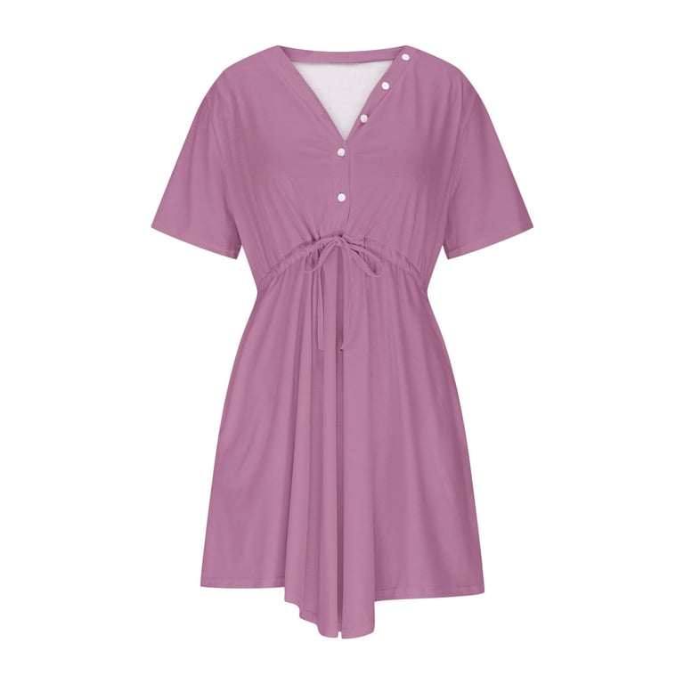 purple drawstring dress [$77.00]Purple Boned Waist Lolita JSK Dress with Drawstring and Lace Details