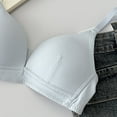 thumbnail image 7 of Npasoilc full coverage bra no Underwire for womenWomen's Lingerie Student Girl Gathered Thin Without Steel Ring Girl's Bra, 7 of 7