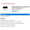 thumbnail image 2 of Steering Rack Boot Kit - Compatible with 2003 - 2009 GX470 2004 2005 2006 2007 2008, 2 of 2